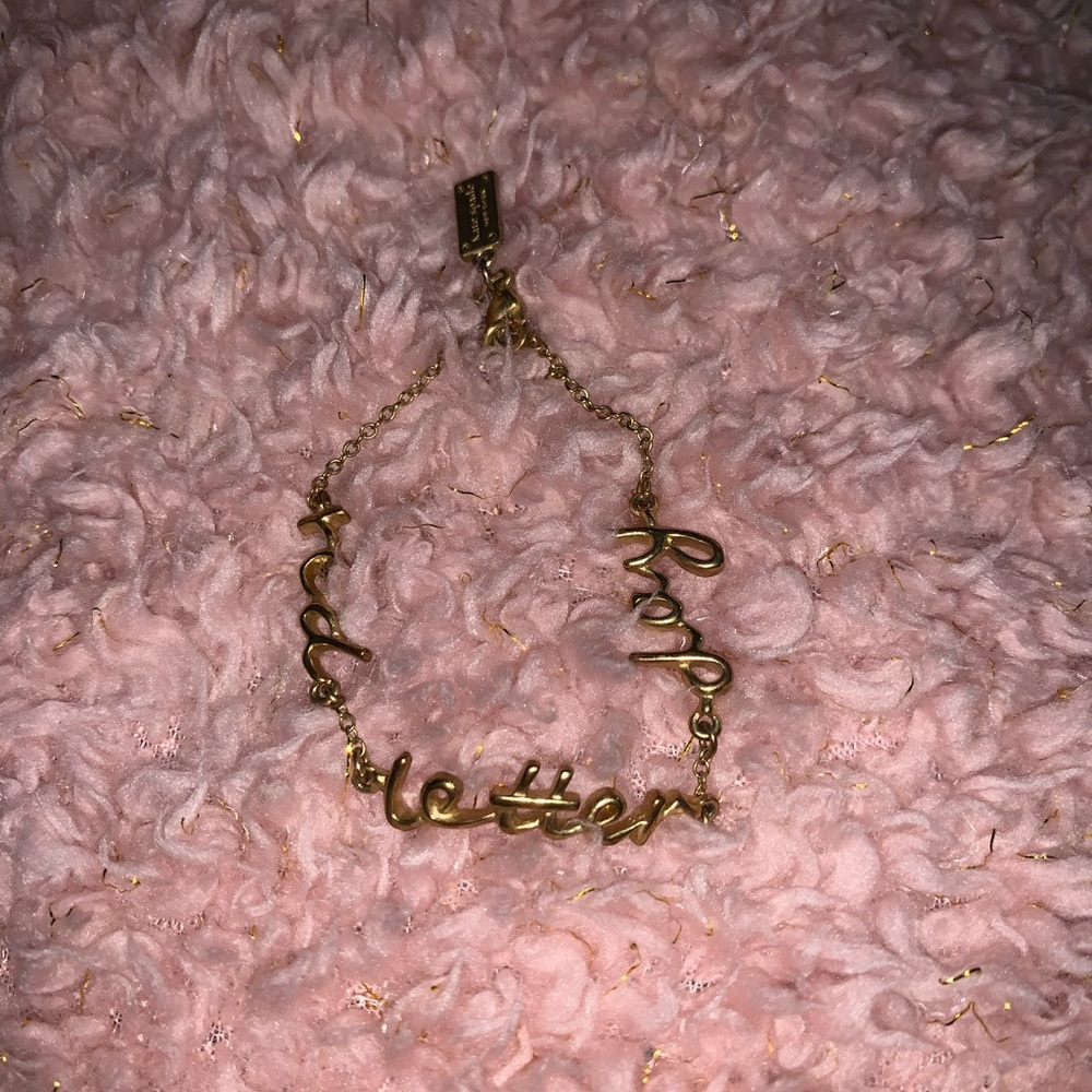 Kate Spade “Red letter day” bracelet